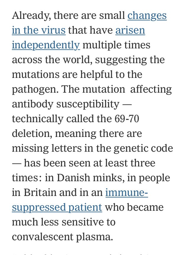 Though this is the not the first mutation of the virus’ spike protein, this one — called a “deletion” — is more significant and may cause complications with the vaccines’ ability to target it effectively.
