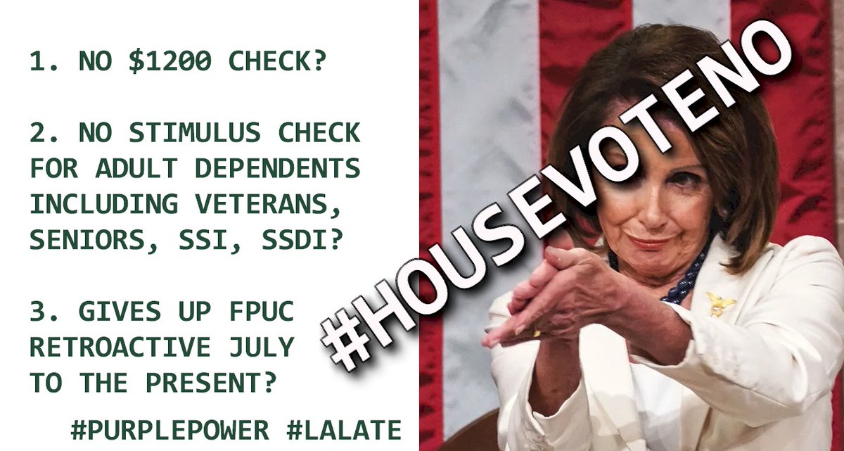 LALATE's tweet photo. @senatemajldr #HOUSEVOTENO #SENATEVOTENO https://t.co/rlopBZ3wof