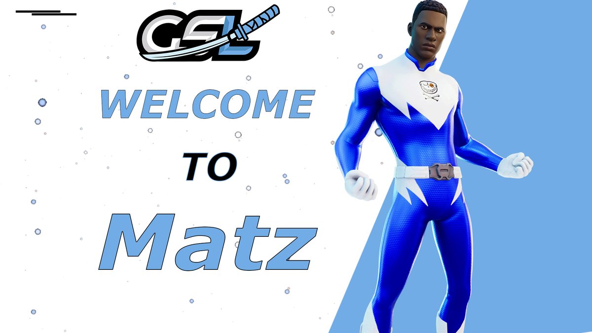 EsportGsl's tweet photo. Bienvenue à @Matzftn qui rejoins la team en tant que joueur Fortnite !!!!🥳🥳 https://t.co/6BumlEUoUP
