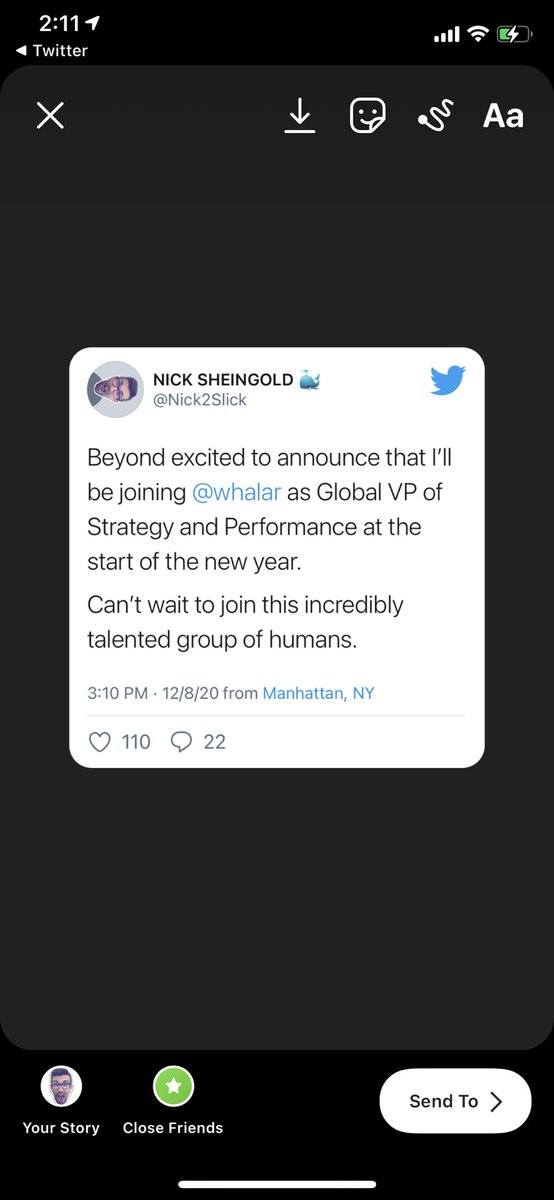 Twitter is now allowing you to share tweets to IG stories. Is this a new feature?