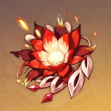 Hidden Palace of Zhou Formula - This domain will give you Crimson Witch of Flames and Lavawalker, perfect for Pyro users. (i.e. Diluc, Xinyan) It's located at Wuwang Hill in Liyue. I recommend Crimson Witch for DPS but Lavawalker is great as well with the 4-set.