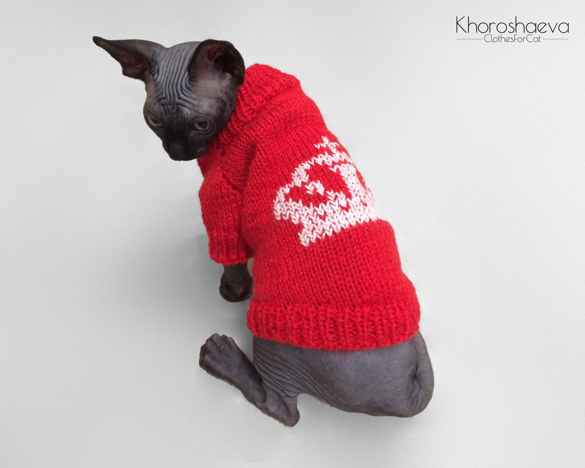ClothesForCat's tweet photo. Excited to share the latest addition to my #etsy shop: Kitten Sweater Princess size XS knitting pattern + The pattern supplement , Knitted Jumper With Embroidered Crown For Sphynx https://t.co/lkcfPorSi8 #birthday #halloween #knitting #kittensweater #clothesforkitten # https://t.co/SPOFDT7O2G
