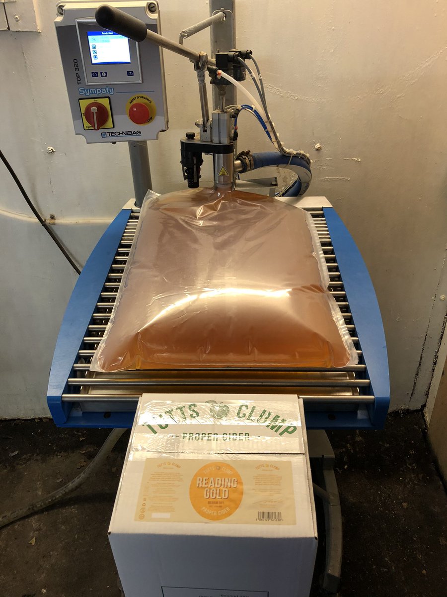 tuttsclumpcider's tweet image. Back on bag in box filling this afternoon to keep stock levels up #ReadingGold 😊 #essentialsupplies #supplychain #propercider