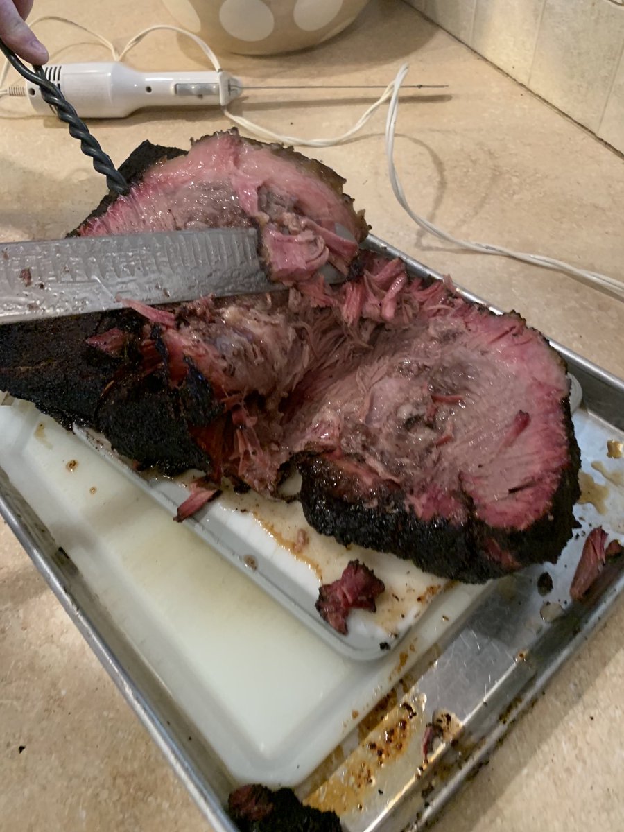 CoachGDavisFB's tweet photo. A little Davis Family Texas Tradition for Christmas 🎄. 16 hours  later the brisket is ready! I trained my big brother well! ⁦@ash___davis⁩ ⁦@reeddavis62⁩ ⁦@karri_davis⁩ ⁦@Drew42Drew⁩ ⁦@jakewilcox55⁩ ⁦@QB_CoachColeman⁩ https://t.co/n4lhAMye1S