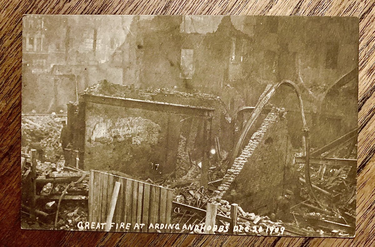 Tragedy struck the hugely popular store on on December 20, 1909.A lightbulb broke, causing a Christmas window display to catch fire