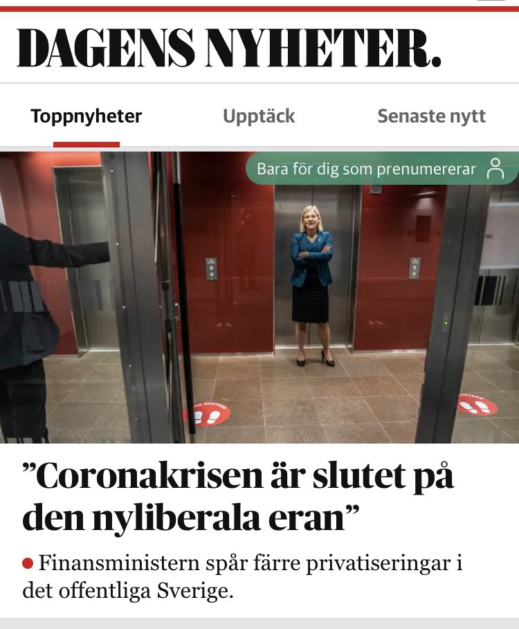 Som född 1986 har jag levt hela mitt liv under nyliberalismens dödsfas. När allt annat skakar känns det tryggt att åtminstone det består.