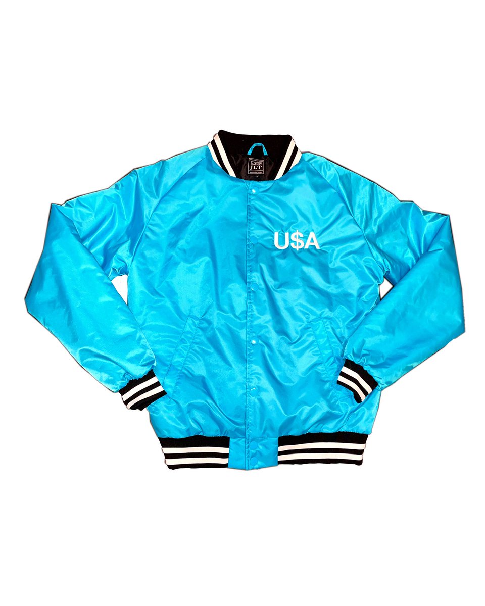 ScamericaUSA's tweet photo. The first 3 people to order online receive 20% off our new varsity jackets. Use code “FIR$T3”. Happy $cam holidays🗽 https://t.co/gsK4KoAmm0 https://t.co/quTMgDiJJj