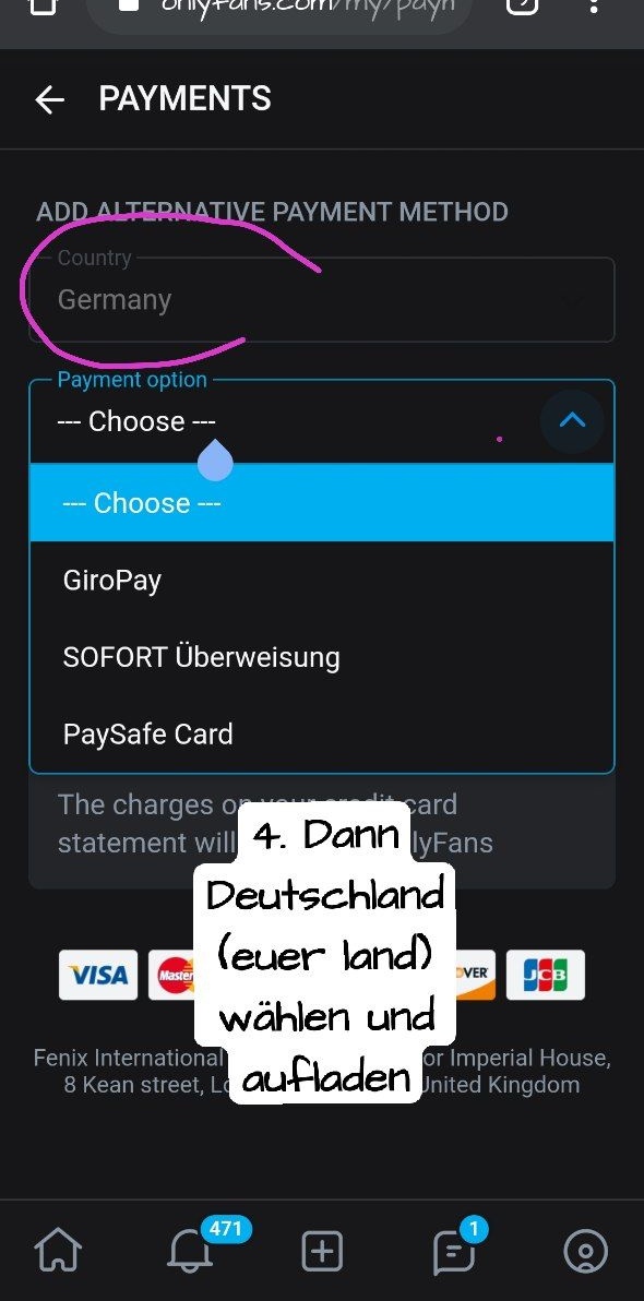 Onlyfans bezahlen ohne kreditkarte