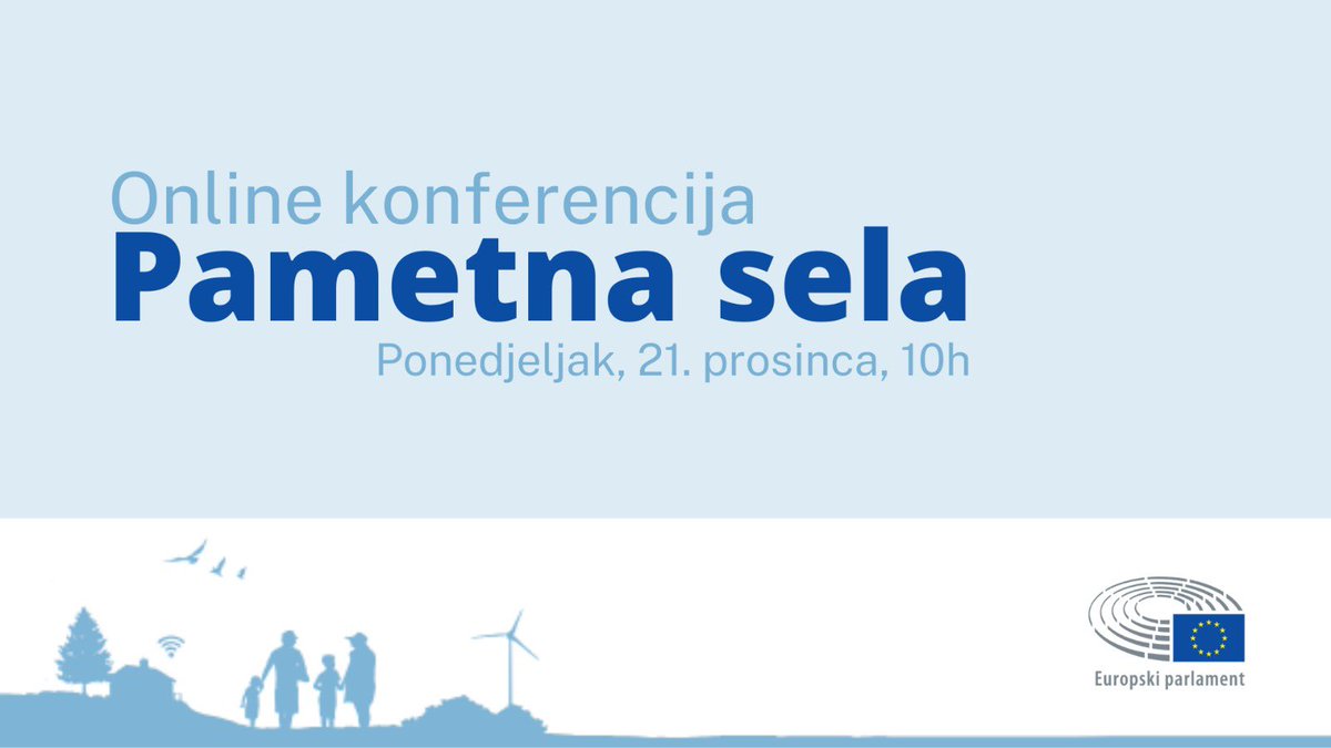 EP_Zagreb's tweet photo. 📅 Pridruži nam se sutra u 10h i prati online konferenciju Pametna sela!
Saznaj kako 👉 https://t.co/rKA01S8M3d
@EK_Hrvatska
#eplos #eplolife https://t.co/ObxPXEtAI1