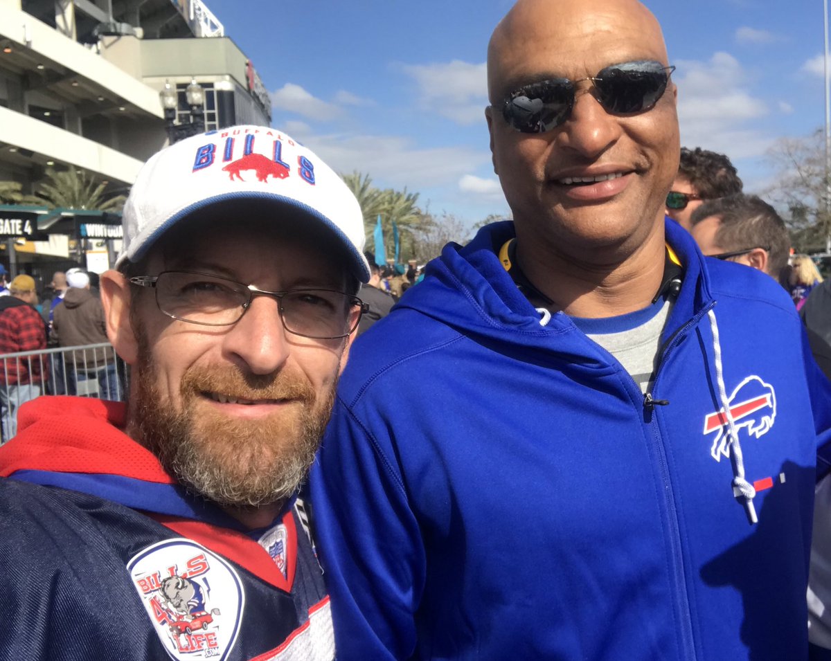 Tobinatorx's tweet photo. @J9Talley Maybe I’ll run into him at the next playoff game like in Jacksonville in 2017!! #Bill4Life https://t.co/atOD50uOHt
