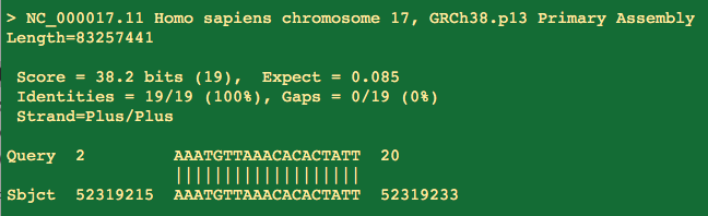 In addition to this primer landing, PCR also requires the Reverse primer land with high specificity on its 3' end. What do we have for the Reverse primer?Looks like a 100% hit! Controversy! Conspiracy! Not quite. This is another primer that doesnt land on the 3 prime end.