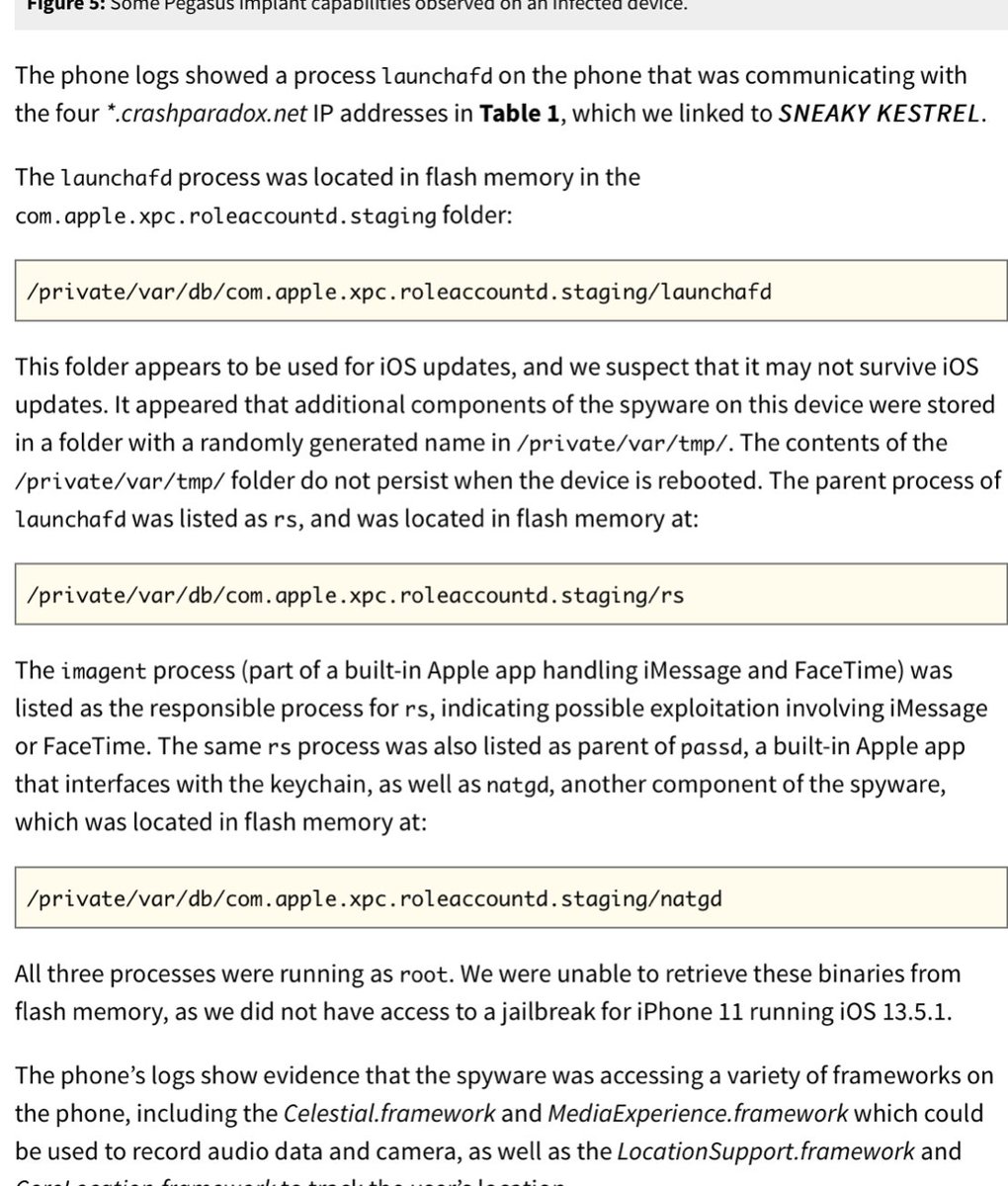 (3) VECTOR & MITIGATION: We found evidence that these hacks were via a zero-click (no user interaction & invisible) 0day in iMessage. Fortunately, features in iOS 14 appear to break the exploit chain. To protect yourself: update to iOS 14 IMMEDIATELY.