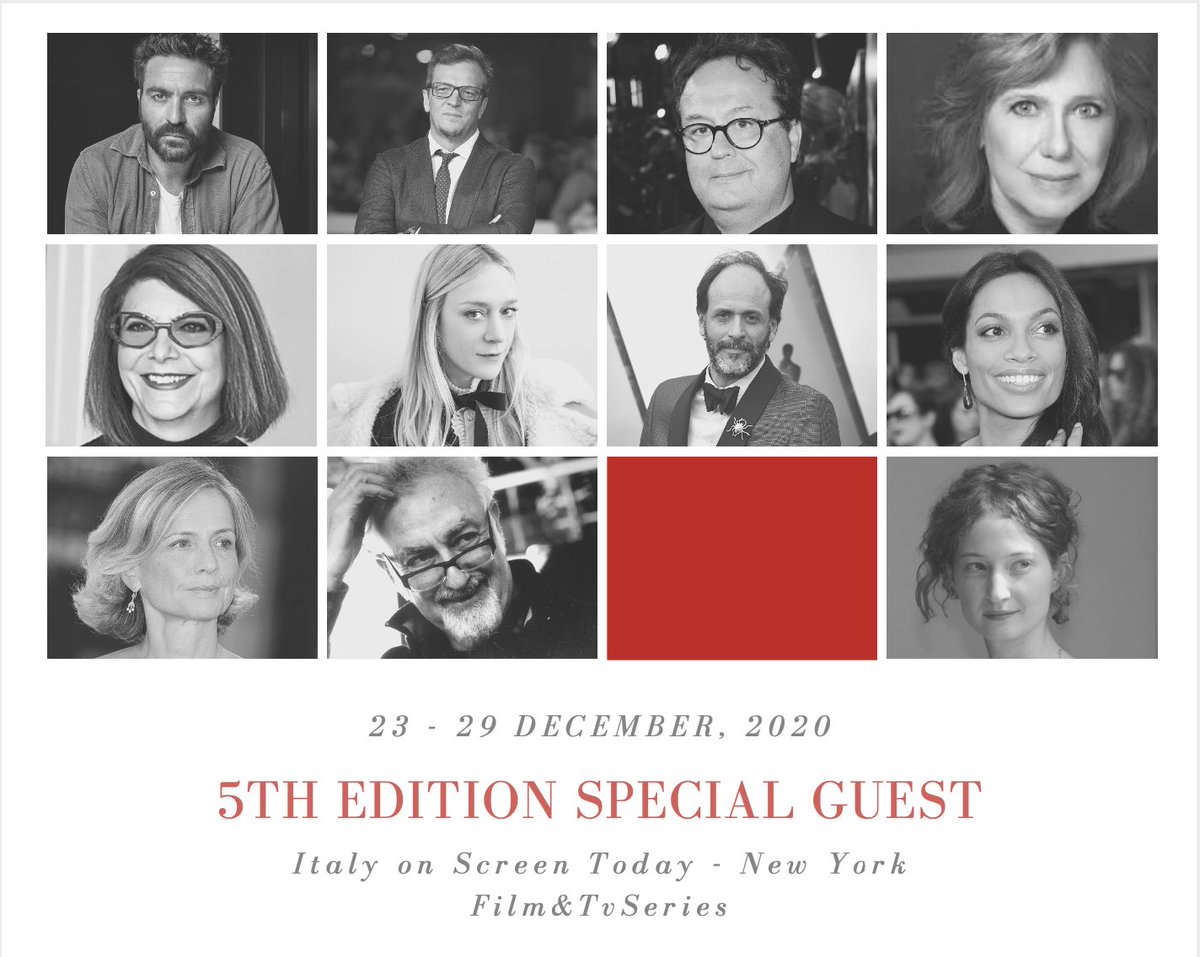 italyonscreenNY's tweet photo. Guest of Italy on Screen 5th edition:
#Saveriocostanzo, #margerysimkin
#liliahartmanntrapani, #allanarkush, @carlocarlei, #lucaguadagnino, @chloesevignyorg, @GabrieleMuccino, #RosarioIsabel, #albarohrwached, #cristinacomencini
@LCommonara @mariosesti @simonanobile @silviabizio https://t.co/CiNXXFzNGb