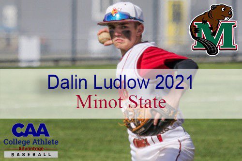 A big congratulations to CAA player <a href="/D_Low08/">Dalin Ludlow</a> for committing to <a href="/MSUBeaversBASE/">Minot State Baseball</a> .  Dalin is a plus defender at SS and also has great speed.  He will look to compete for playing time right away in college.  Way to go Dalin!!
