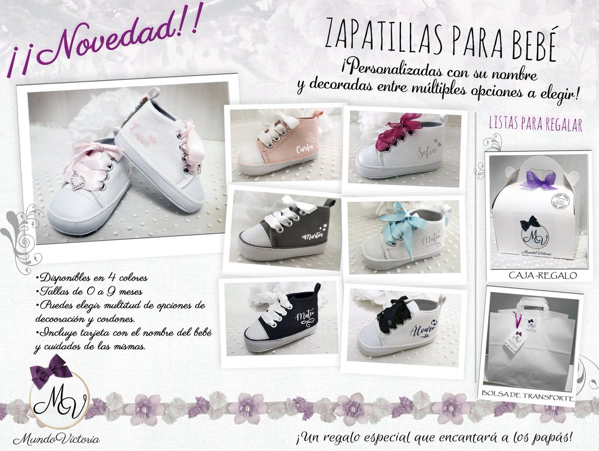 MundoVictoria15's tweet photo. ¡Zapatillas personalizadas!
Son una monada y les encantará a los papás

#novedad #zapatillas #regalos #regalosoriginales #regalospersonalizados #felizdomingo https://t.co/jSJT64Nj1s