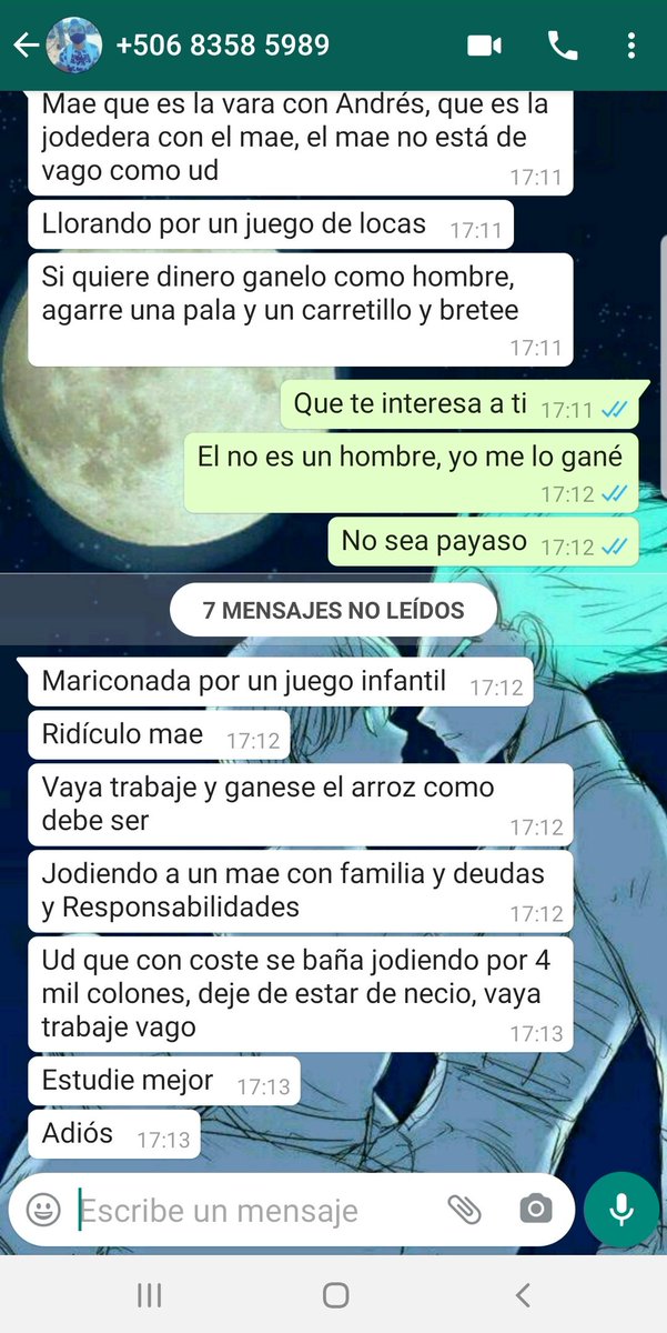 Vaya vergüenza de persona es @TGEANDRES, después de no pagar los 20$ me bloquea y manda a otra persona a hablarme😂

Ojalá este tipo de persona no siga ensuciando el Cr ofreciendo supuestos contratos.
