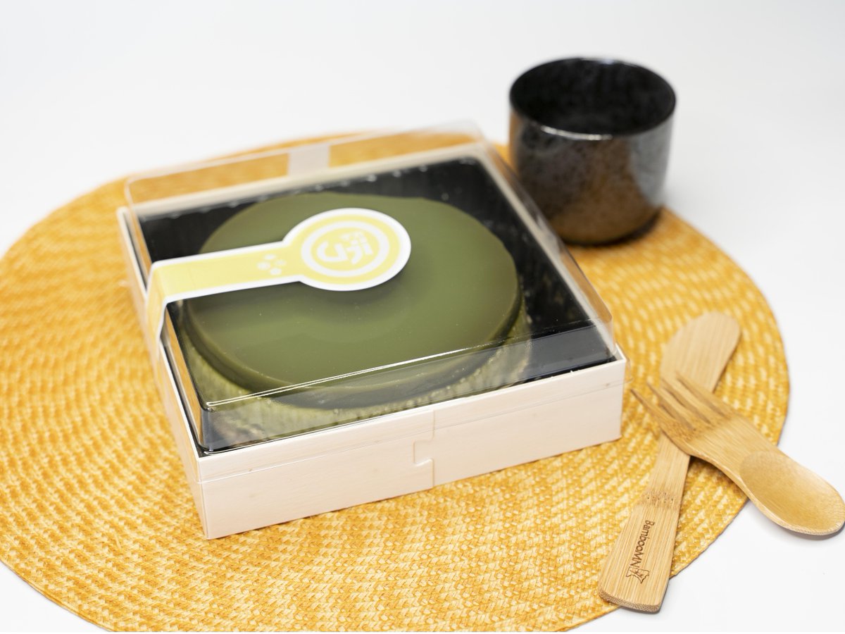 New Item: Matcha Tofu Cake now available for pre-order. 
Pickup on Wednesday December 23rd at any bay area location
Order Now at  bit.ly/ujimatchacake