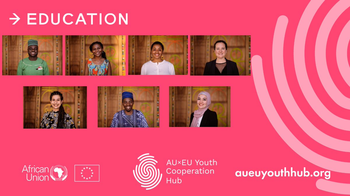 Meet the 7 changemakers of the education cluster coming from seven African and European countries
<a href="/adeolowojoba/">Ade' Olowojoba</a> Nigeria, <a href="/AoudouMounchili/">Mounchili Aoudou</a> Cameroon, <a href="/shimmaa_1/">Shimmaa Khaled</a> Egypt, @GiacominiAudrey France, <a href="/SSabuni/">Safi Sabuni</a> Sweden, Lusanda South Africa, and <a href="/MarilenaMaragou/">Marilena Maragkou</a> Greece! 
#EducationCluster