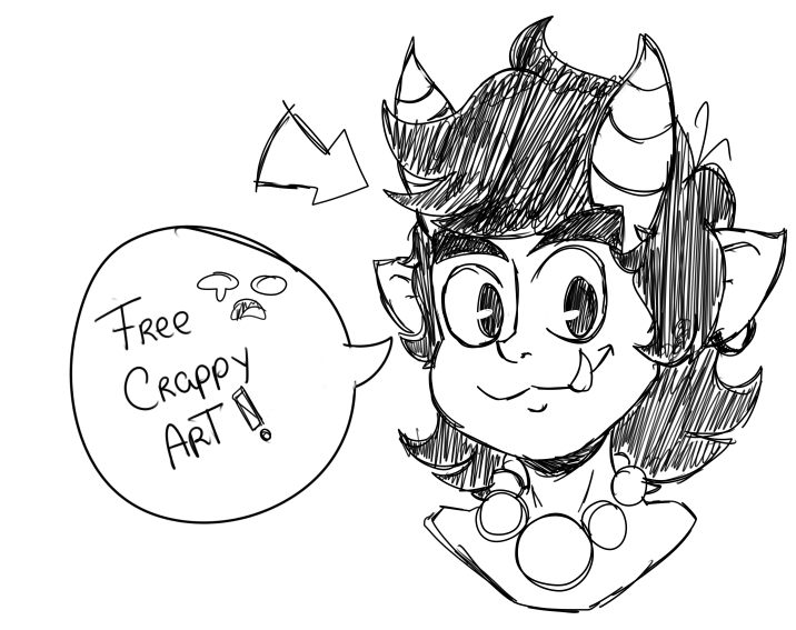 I'm trying to get use to this tablet so yeah free art everybody!

It can be OC, characters from games or movies or just memes lol?
(I won't do all of then but I will try ;w;) 