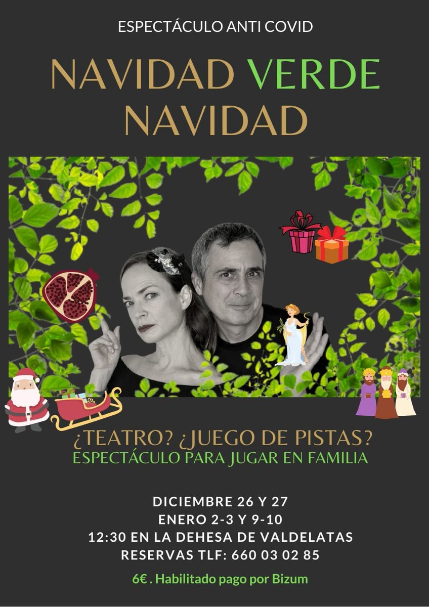 teatrodelfilo's tweet photo. Ya tenemos cartel. Nos vamos al bosque!! Mitología navidad y brújulas. https://t.co/FE296q5Tog