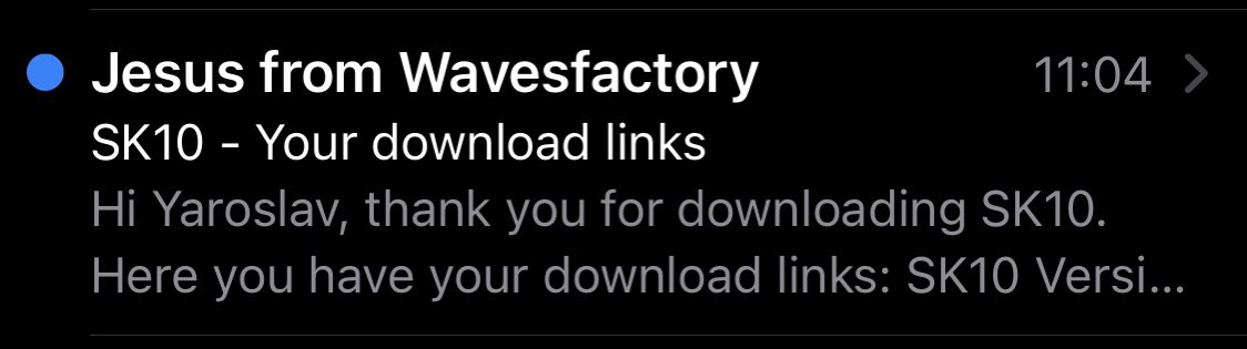 Не каждый день лично Иисус высылает тебе плагин на почту!