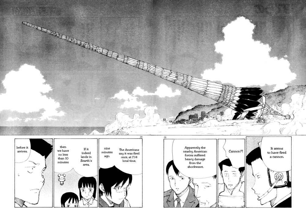 The design of the "mechas" is super interesting, varying wildly from one chapter to the next and leaving you guessing how many of them function as the characters themselves work to figure it out.