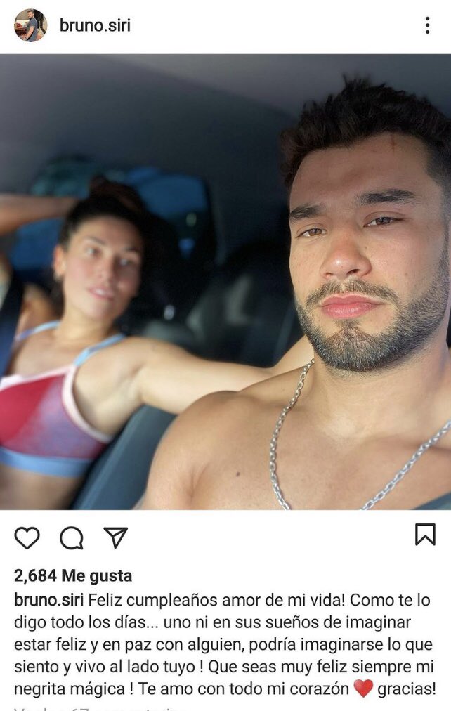 juariuok's tweet photo. Hoy es el cumpleaños de ivana. El novio sube una foto de él. Y ella de fondo blureada. https://t.co/pjZk3G8KmE
