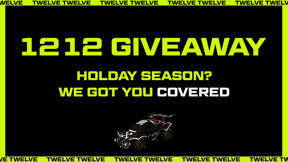 1212esports's tweet photo. 🎄 MERRY CRIMMIS GIVEAWAY🎄

x1 White Octane
x2 Dissolver Decal
x5 20XX Decal

🔻MUST RETWEET AND FOLLOW TO ENTER🔻 https://t.co/CGyh4WzlZt