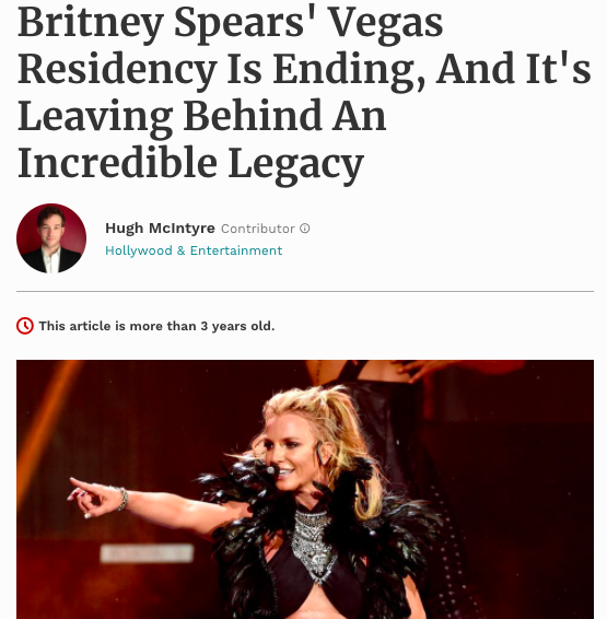 And that's it. The Glory era is seemingly over for the next few years as Britney wraps up her Las Vegas residency and her manager Larry Rudolph finally comes clean about the scrapped Make Me... music video.  #FreeBritney