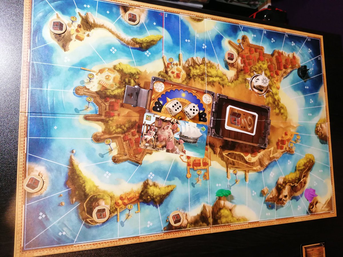 seanoldfield's tweet photo. Tonight we played Jamaica for the first time. Laura was the Pirate Queen tonight followed closely by the Ghost Captain. Sadly, I had to walk the plank XD

Easy to learn and fun to play! https://t.co/NkabMgYxH9