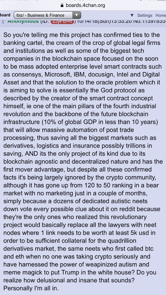 linkchainlink's tweet photo. Enter all $LINK markets https://t.co/8BS5qzcE2y
