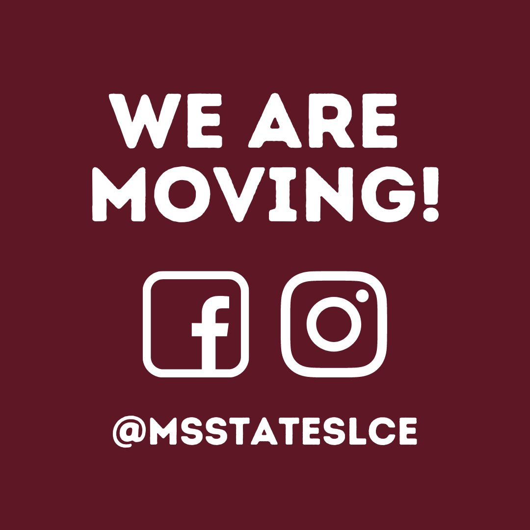 To stay updated with volunteer opportunities, GO FOLLOW OUR NEW PAGE @msstateslce !