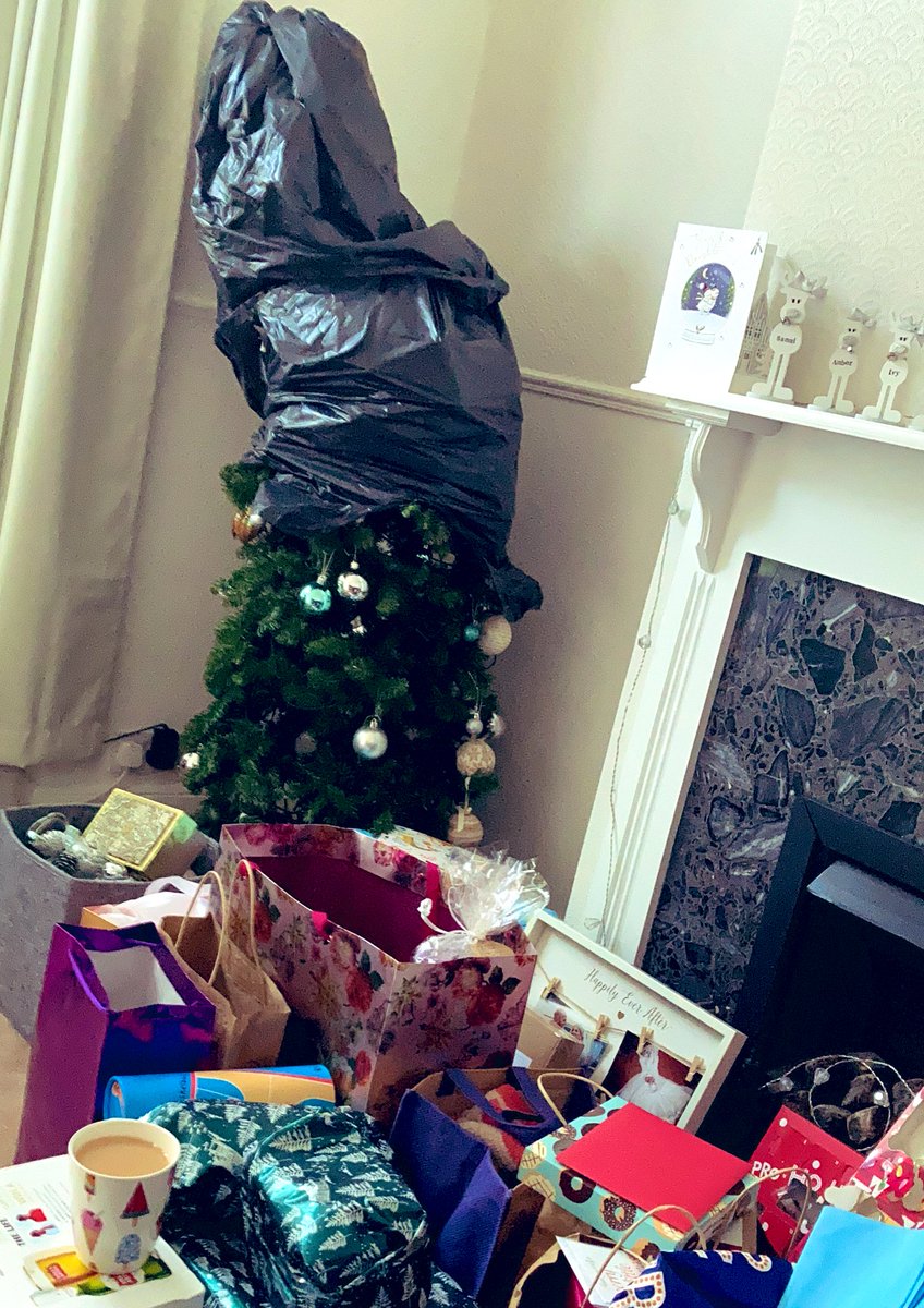 SammyConnell1's tweet photo. First pic - sums up the house move vibes 😂

Second pic - proof that all a girl needs is a brew and Chrimbo music ☕️ 🎶 

#christmasisnotcancelled #ChristmasTrees #christmas #newhome #progressisbeingmade #day2inthenewhouse https://t.co/Phrxjdsghd