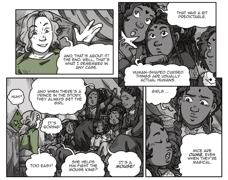If you like this ballet, pls check out our fairy tale adventure comic, Namesake! We make a holiday story annually and one features princesses giving a scathing review of the Nutcracker as told by Jack of the Beanstalk (it makes sense in context lol)
☆https://t.co/rJ0sFNn2GZ☆ 