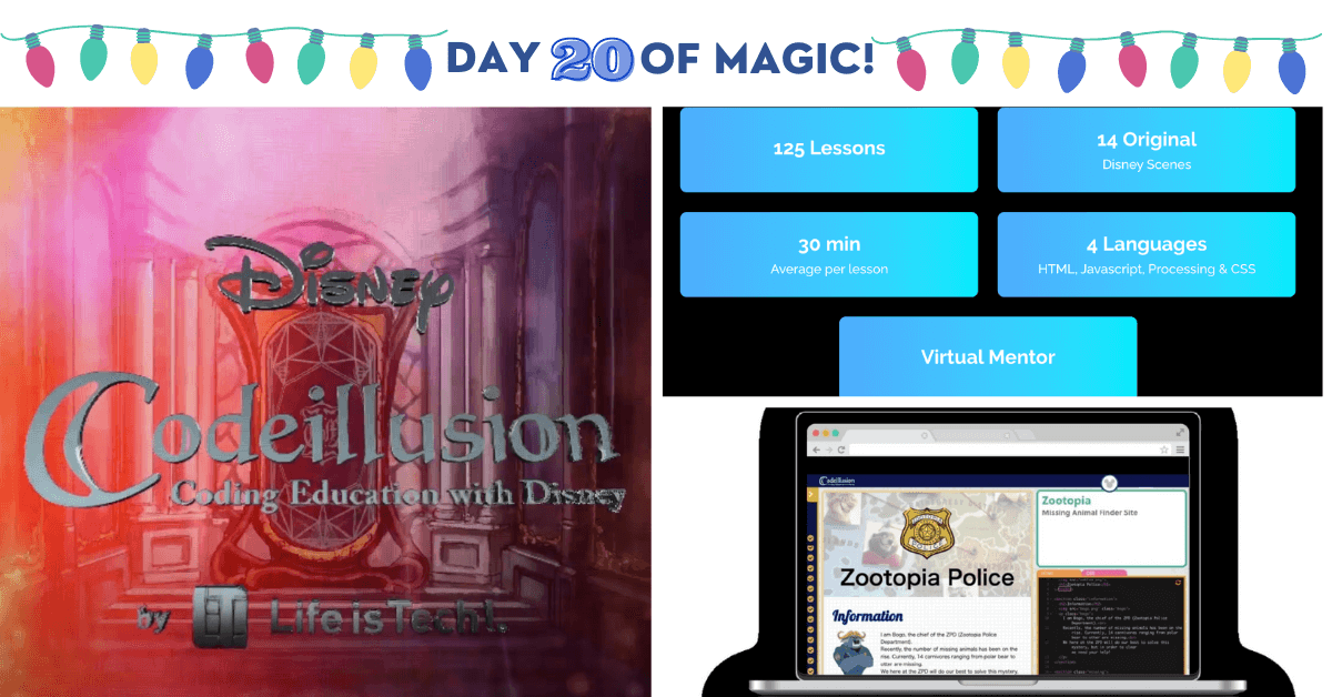 InsideTheMagic's tweet photo. Final Hours to enter to win a Disney Codeillusion Programming Instruction!
#Sweepstakes #25DaysofMagic @lifeistech_usa #Disney #lastminuteshopping 

https://t.co/KlUcXzf2io https://t.co/NbxBRBo2X8