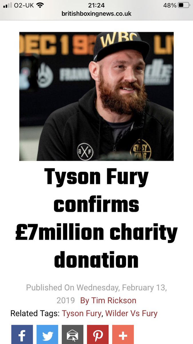 rodbishop15's tweet photo. When it’s a choice between voting for someone who shields his taxes in Monaco, or someone who gives much of his earnings to charity. I voted in #SPOTY2020 for #TysonFury https://t.co/nrOhIduM8I