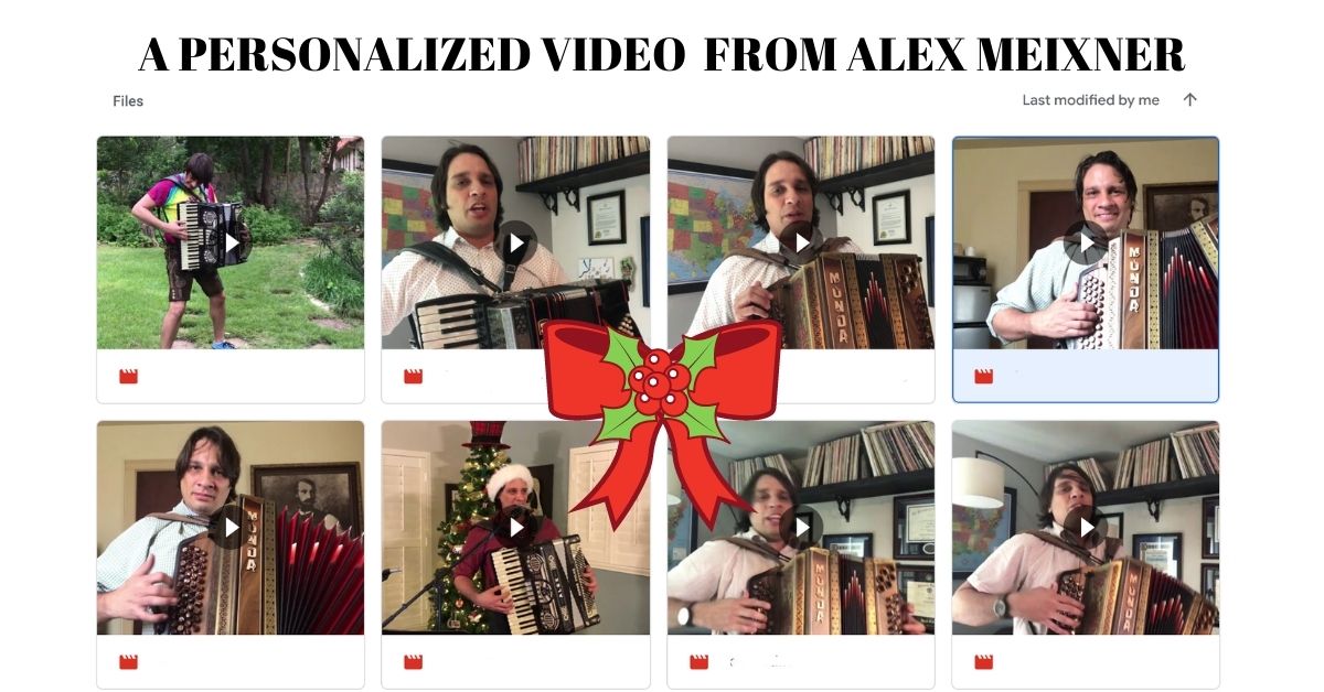 alexmeixnerband's tweet photo. IT'S NOT TOO LATE!! If you are still needing a gift for that Alex Meixner fan in your life, check out Alex's Personal Prost video greetings and help support the band!
https://t.co/5o4OFghOnI
#accordion #meixner #christmas #gift https://t.co/Lgg76rZ5xt