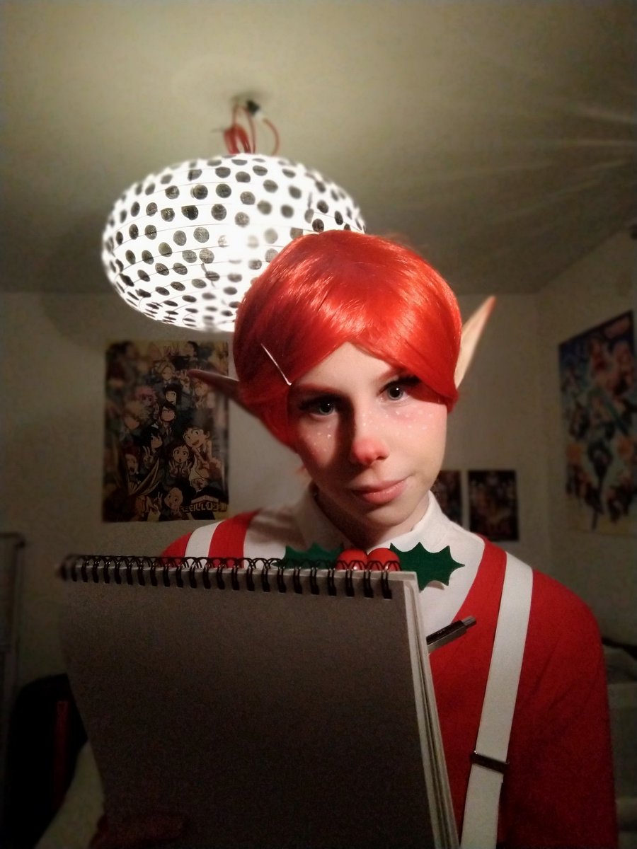 floweercos's tweet photo. Here is my christmas elf oc Pepper :3 hope you like her❤️
#christmasfactory #christmasfactory2020 #christmaself #elf #elfoc #elfcosplay https://t.co/7wZrIHMPRE