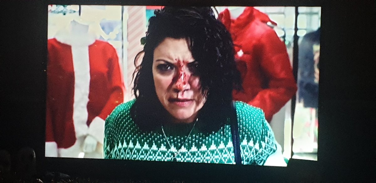 Tweak81's tweet photo. THERE SHE IS! @TiffanyShepis @SohoHorrorFest #sohohohorror #sohome #Deathcember https://t.co/ljQ9uJWMAE