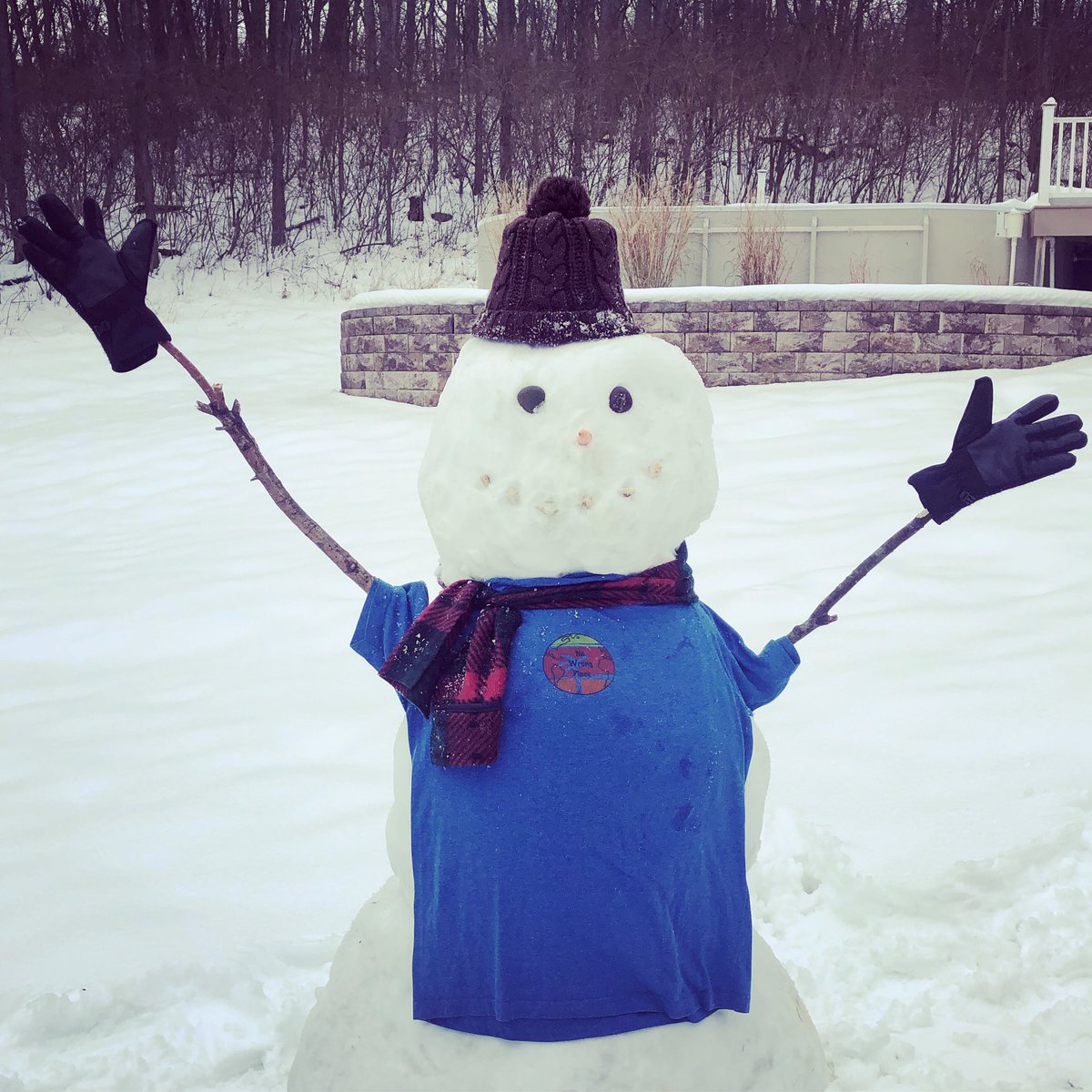 lorilee444's tweet photo. Spreading positivity one snowman at a time. @T_Getz #nowrongplace https://t.co/jE58LIh4d5