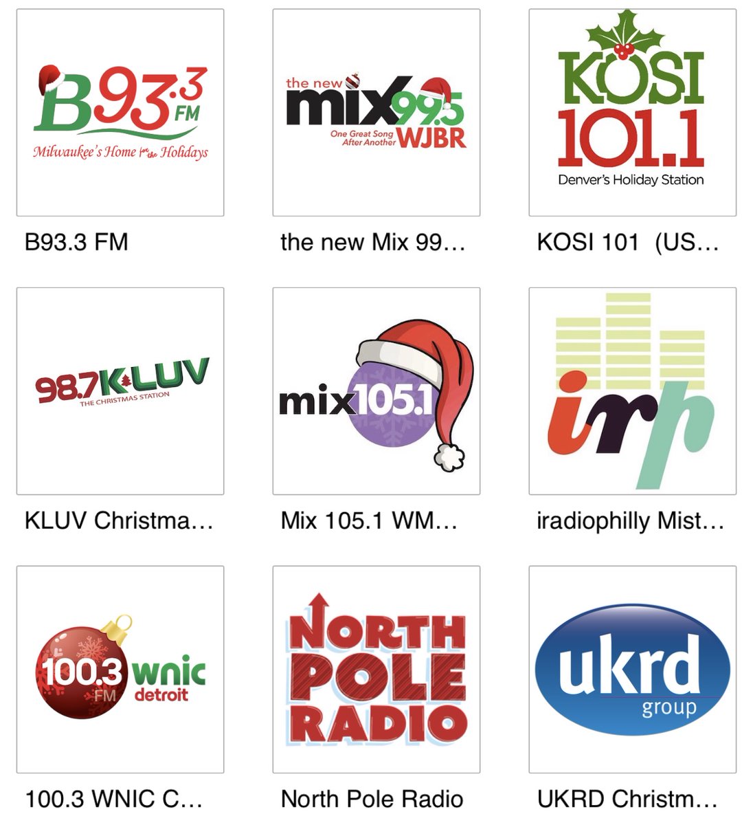 xmasradioapp tweet picture