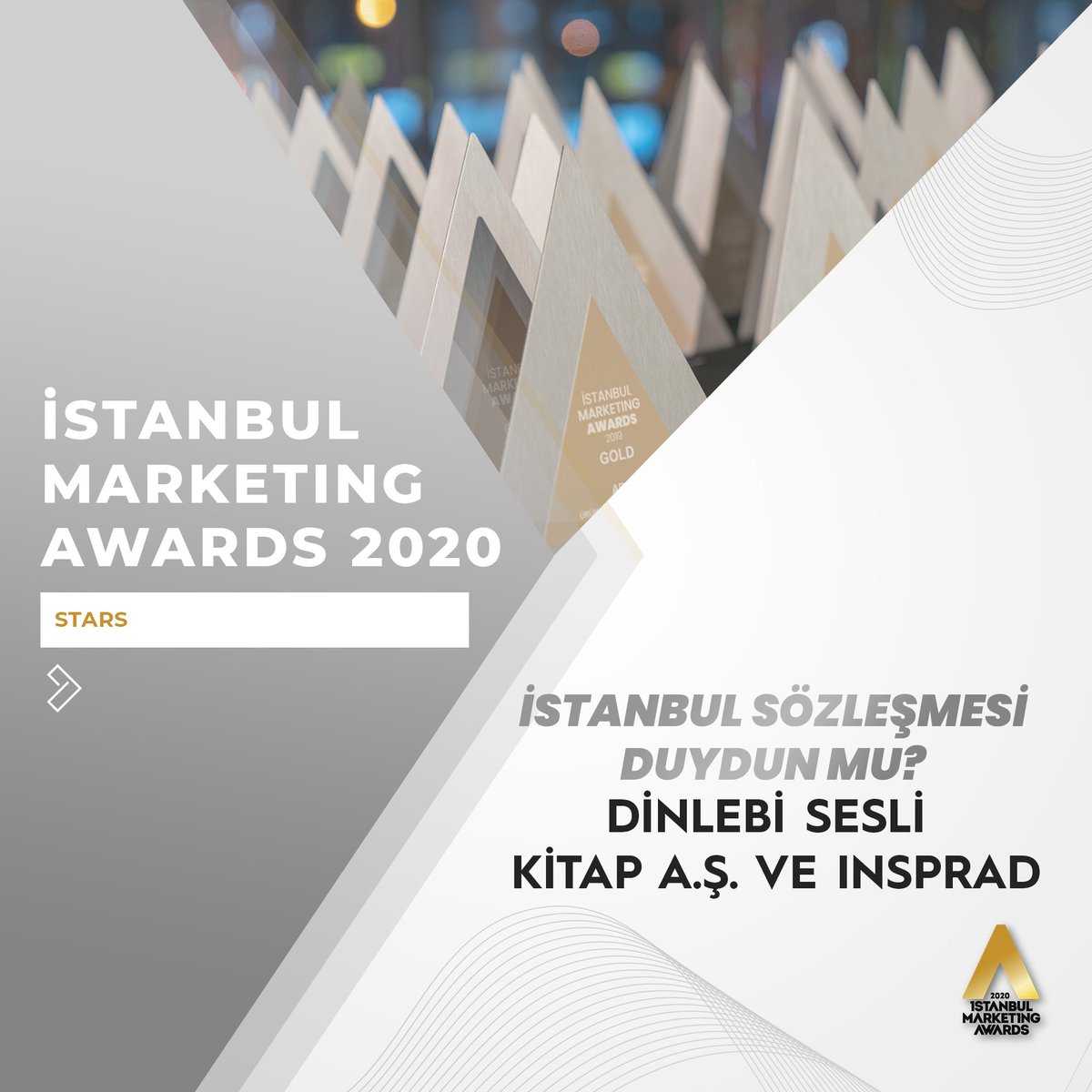 Yalnızca jüri tarafından en beğenilen 3 projeye verilen STARS Ödülleri’nin kazananları belli oldu. #istanbulmarketingawards