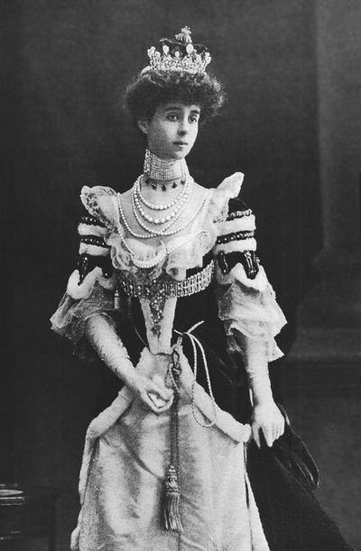 The egg was made for Consuelo Vanderbilt, who became the Duchess of Marlborough in 1895 when she married Charles Spencer-Churchill, 9th Duke of Marlborough.