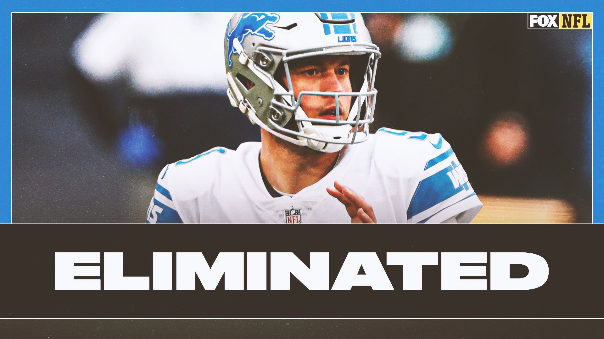 FOX Sports: NFL on Twitter: "With their loss earlier today, the Lions have been eliminated from