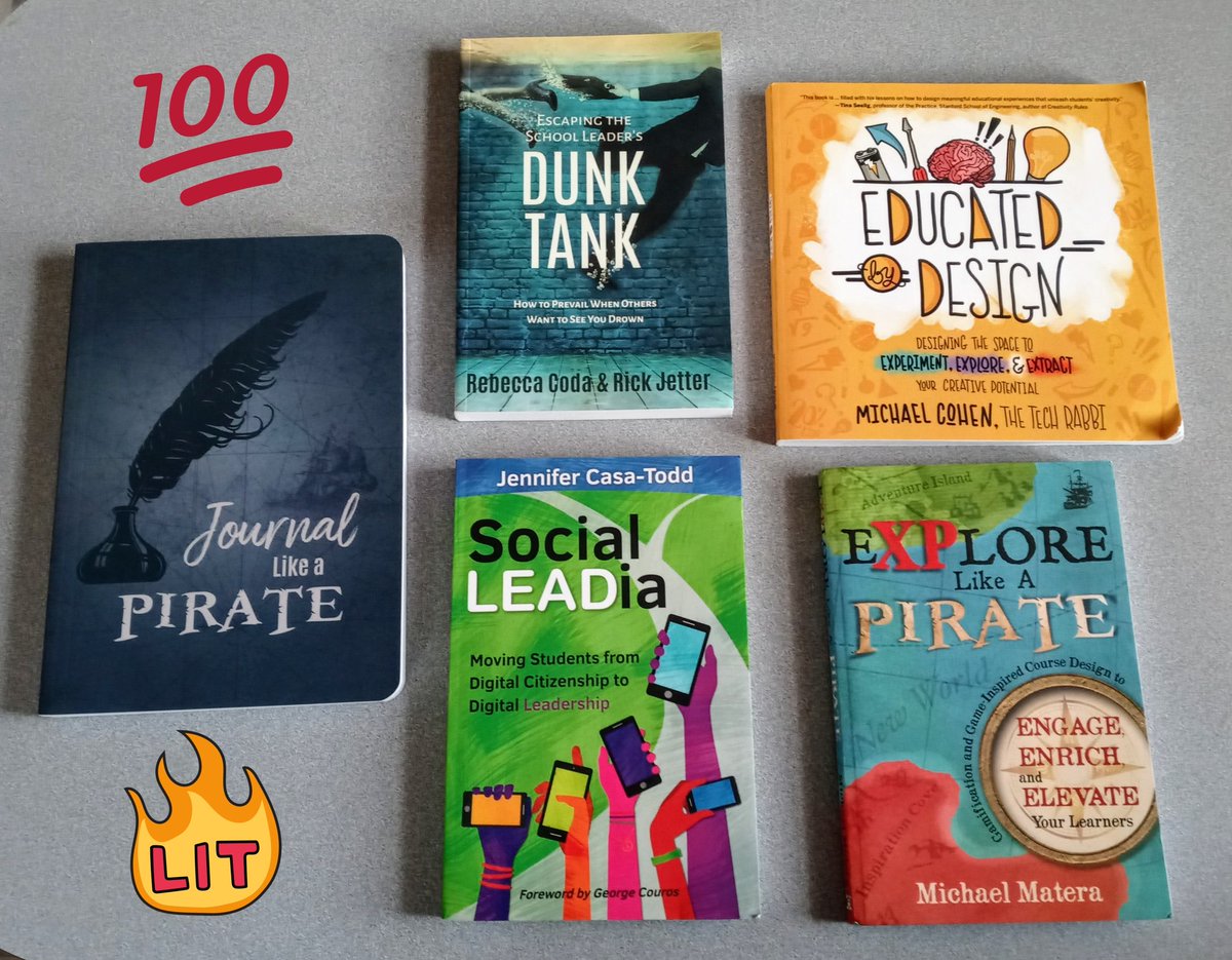 Look what arrived today!! 💯 I'm so excited!! 🎉 Thank you, @dbc_inc! #dbcincbooks @burgessdave @TheTechRabbi @mrmatera @JCasaTodd @RickJetter @RebeccaCoda #tlap #EducatedbyDesign #XPLAP #SocialLeadia #SLDunkTank #JournalLAP