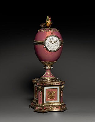 The Rothschild egg is a jewelled, enameled, decorated egg that was made under the supervision of Peter Carl Fabergé by the workshop of Michael Perchin in 1902.