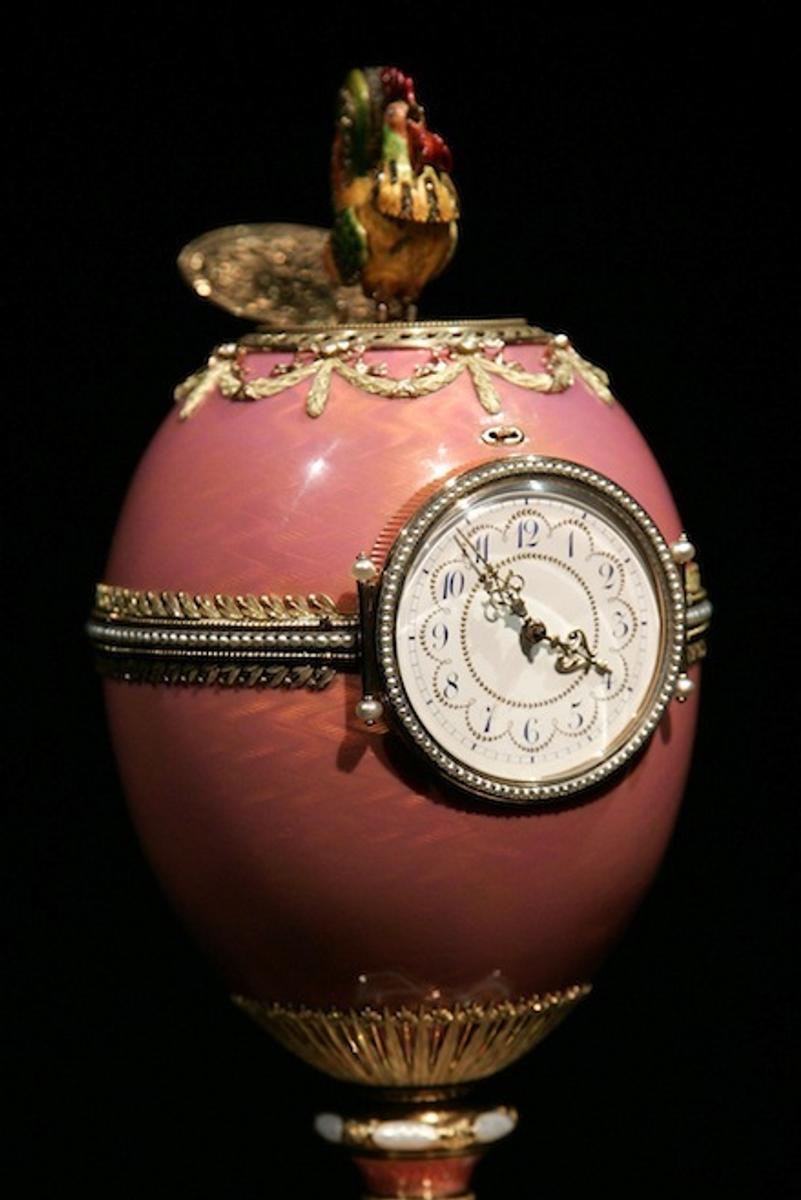 The price achieved by the egg set three auction records: it is the most expensive timepiece, Russian object, and Fabergé object ever sold at auction, surpassing the $9.6 million sale of the 1913 Winter egg in 2002.