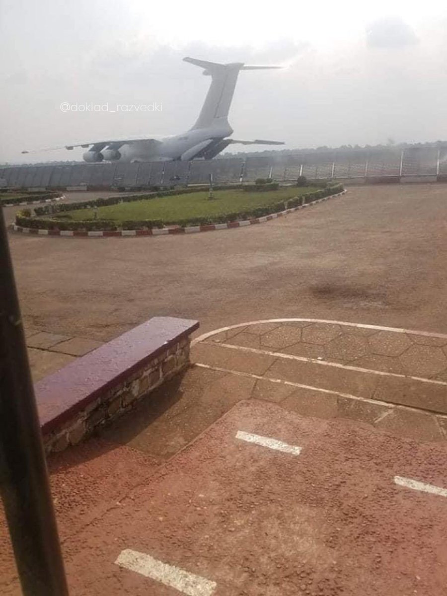 2 Il-76TD and an Il-76MD military transport aircraft reportedly arrived in the Central African Republic’s Bangui M’Poko airport this week. 30/ https://t.me/doklad_razvedki/5163 https://t.me/doklad_razvedki/5165