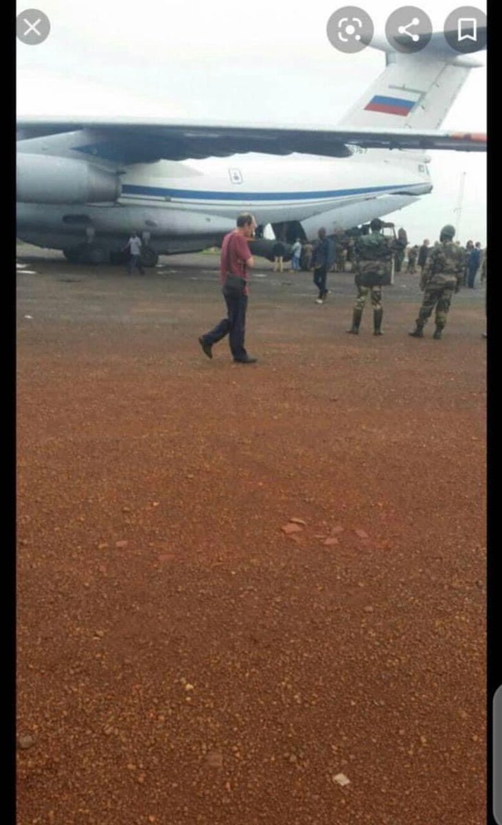 2 Il-76TD and an Il-76MD military transport aircraft reportedly arrived in the Central African Republic’s Bangui M’Poko airport this week. 30/ https://t.me/doklad_razvedki/5163 https://t.me/doklad_razvedki/5165