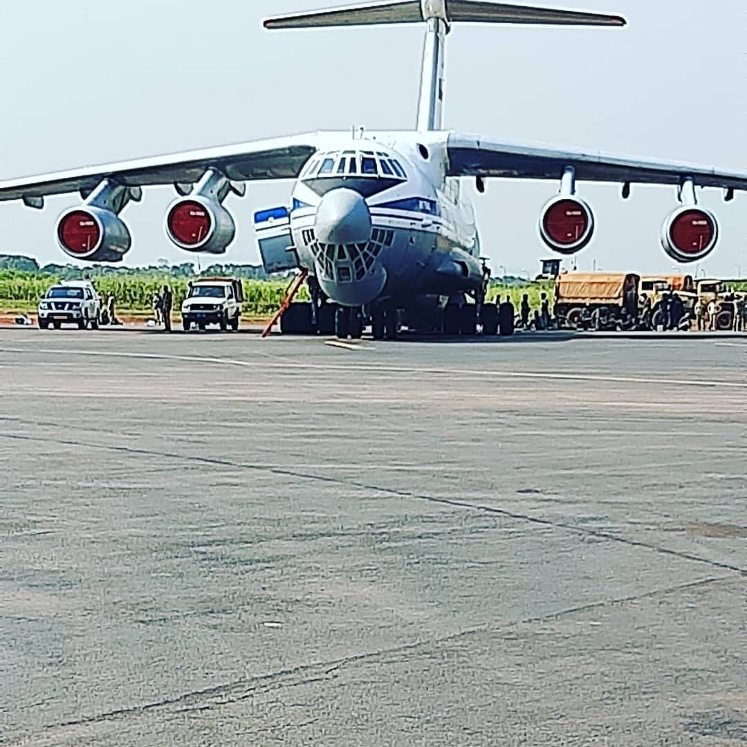 2 Il-76TD and an Il-76MD military transport aircraft reportedly arrived in the Central African Republic’s Bangui M’Poko airport this week. 30/ https://t.me/doklad_razvedki/5163 https://t.me/doklad_razvedki/5165